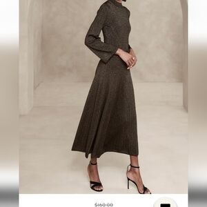 Banana Republic Metallic Sweater Skirt